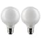 Satco 4.5 Watt G25 LED Lamp, White, Medium Base, 90 CRI, 2700K, 120 Volts, 2PK S21244 - alternate 2